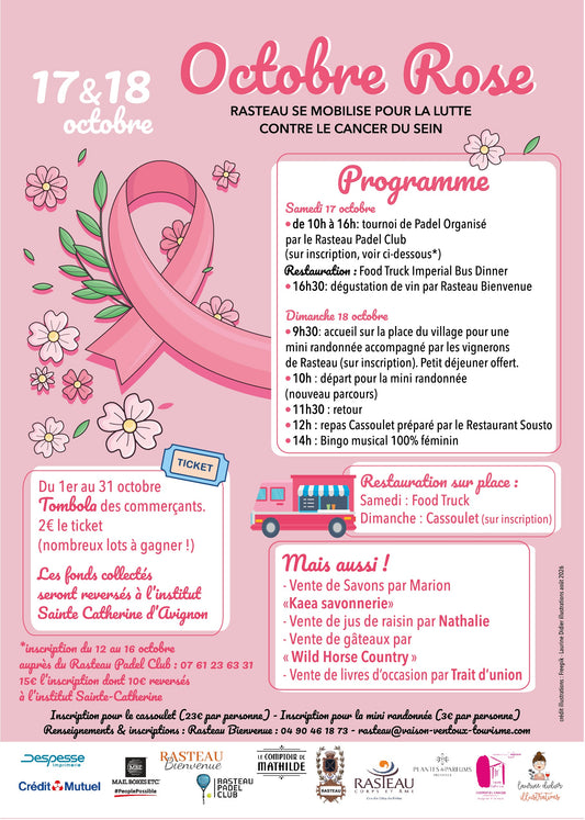 OCTOBRE ROSE A RASTEAU