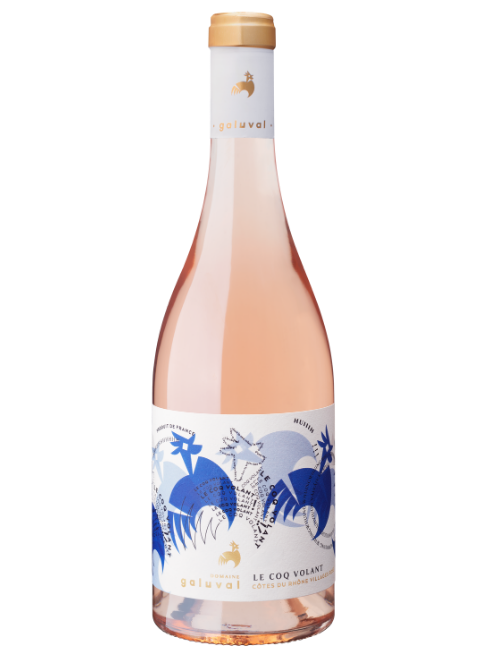 DOMAINE GALUVAL Côtes du Rhône Villages Rosé 2023
